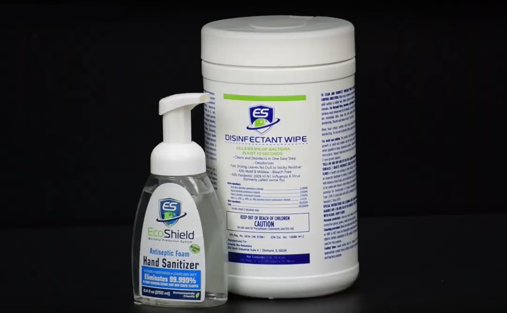 Hand Sanitizer and Disinfectant Wipes